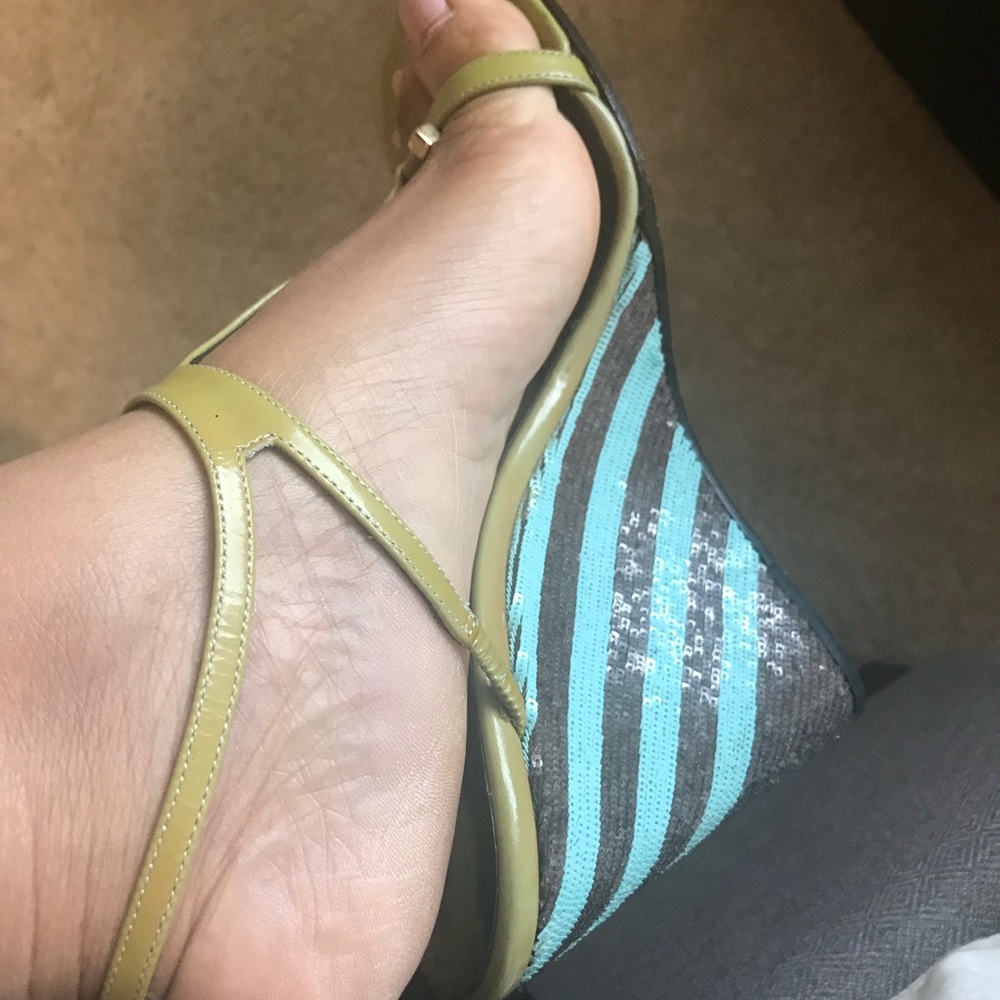 Gucci Sz.6 Sequined Sandals